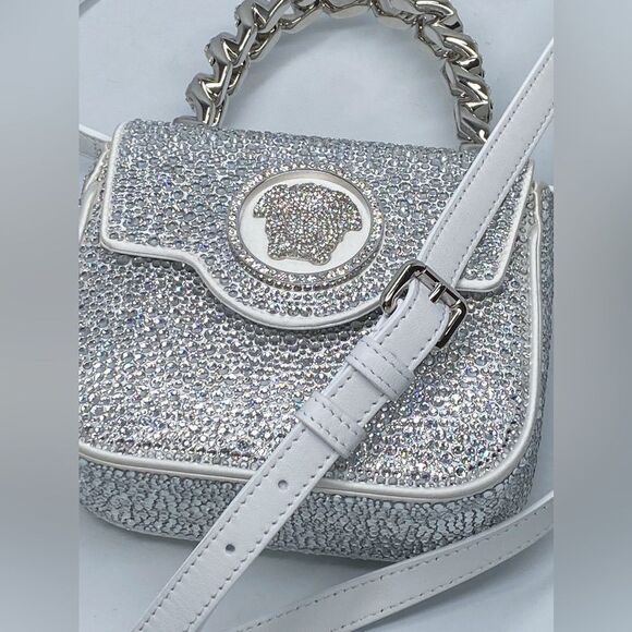 Versace Crystal La Medusa Mini Bag - Picture 8 of 15